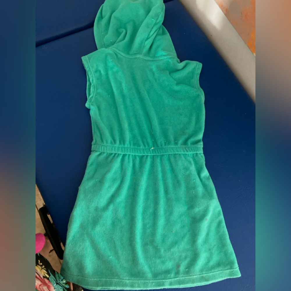 Disney Ariel Green Towel Poncho - Picture 2 of 4